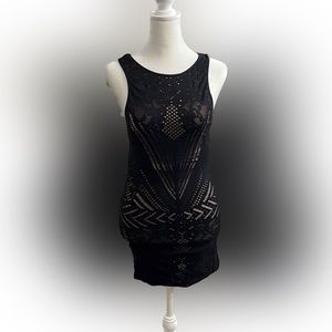 Free people mini dress in black